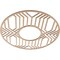 Ekena Millwork Empire Wood Fretwork Pierced Ceiling Medallion, Alder, 30"OD x 11"ID x 3/8"T CMWP30X30X0375EPAL - alternate 4